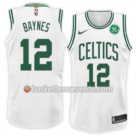 Maillot Basket Boston Celtics Terry Rozier 12 Nike 2017-18 Blanc Swingman - Homme